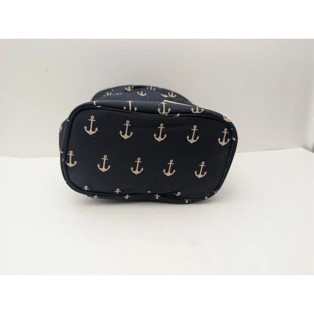 Ju-Ju-Be Fuel Cell Insulated Lunch Bottle Bag Admiral Nautical Anchor Navy Gold